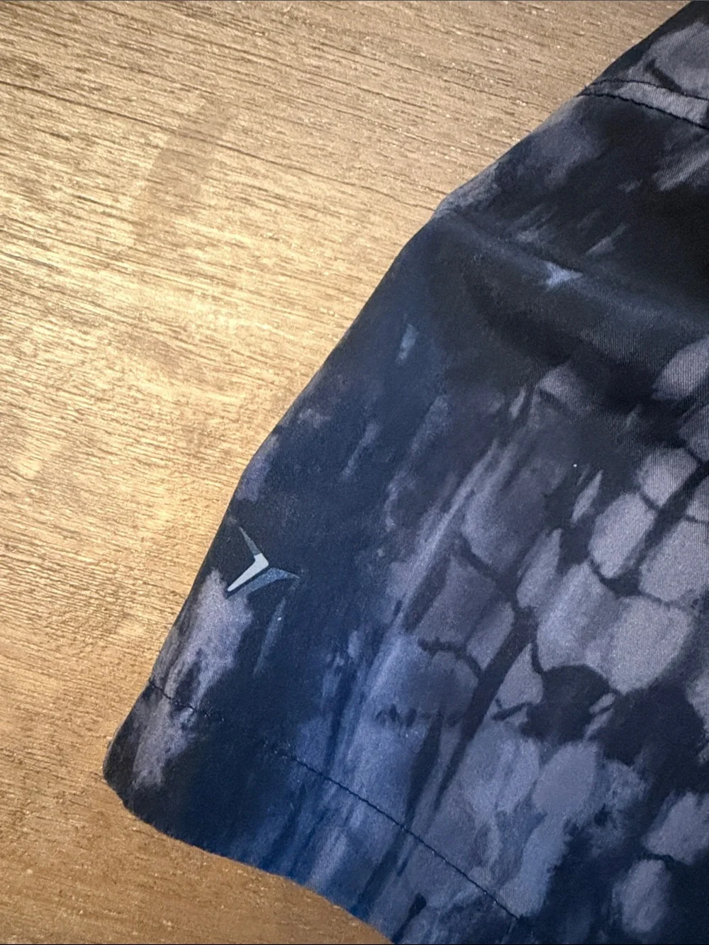 Old Navy Black and Blue Tie-Dye Kids Athletic Shorts